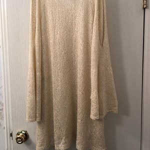 Two dresses and a cardigan